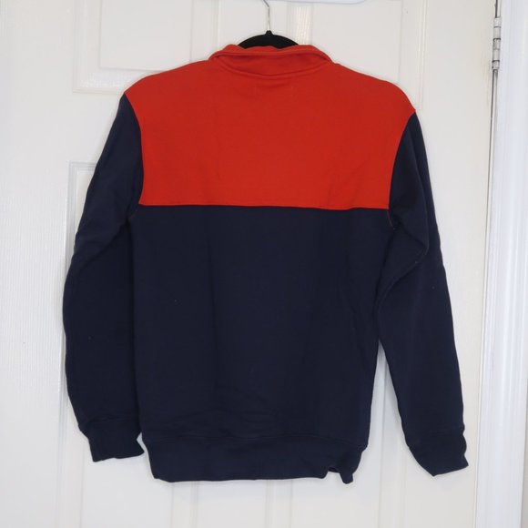 Aritzia TNA Red + Navy Quarter-zip Sweater XS - Picture 3 of 3